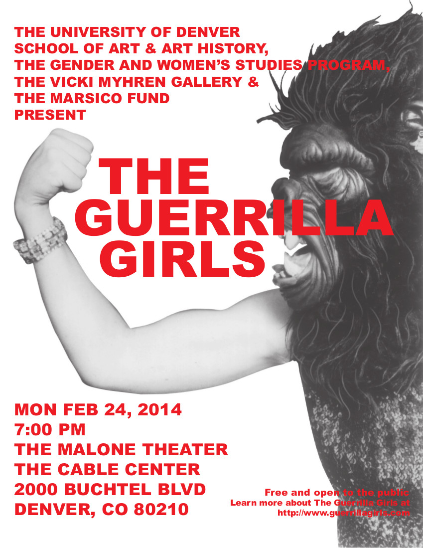 Guerrilla Girls at DU!