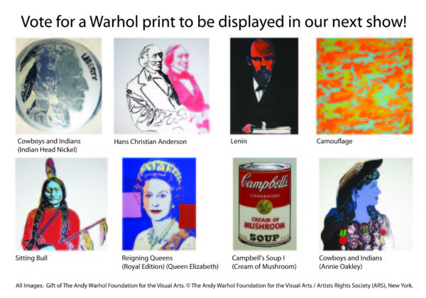 Time is Running Out! Vote for your favorite Warhol print today!