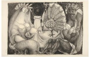 Edward Marecak, The Thanksgiving Turkey, lithograph 4/8.