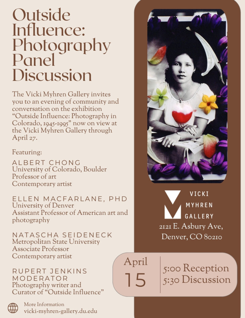 Outside Influence: Photography Panel Discussion Flyer 2025